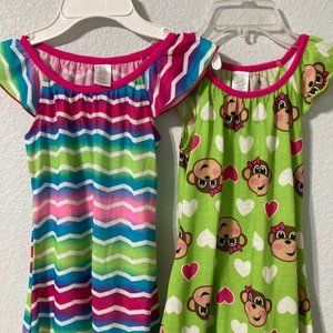 NWOT Girls Short Sleeved Nightgown Bundle Size XS